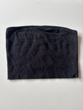 Match Black Strapless Tube Top